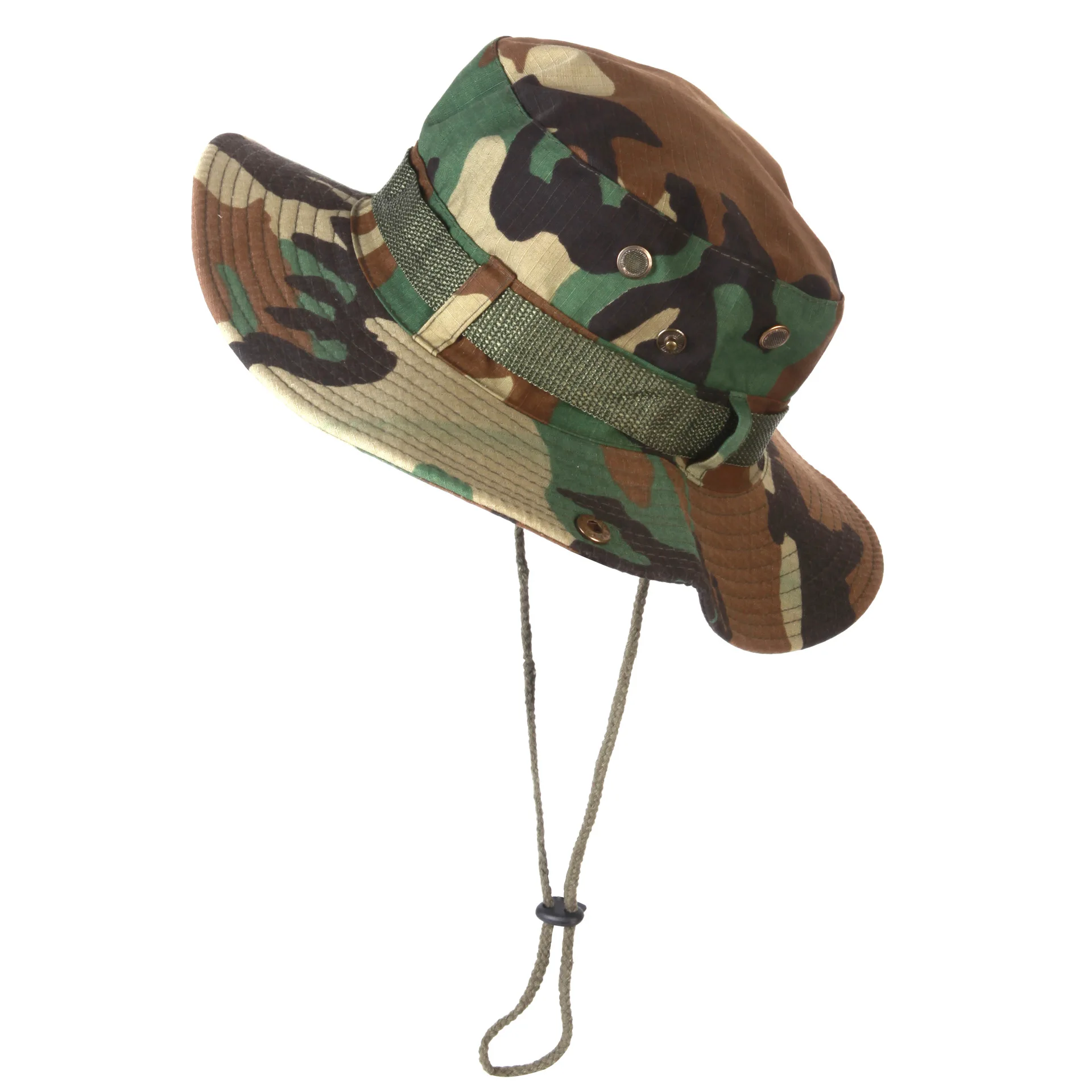 2021 Hot Sale Unisex Fashion Customs Logo Big Brim Sunhat Safari Hats Wholesale Popular Embroidery Pattern Big Eaves Alpine Hats