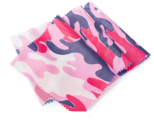 Printing TPU Fabric for Rainwear with Camouflage pattern