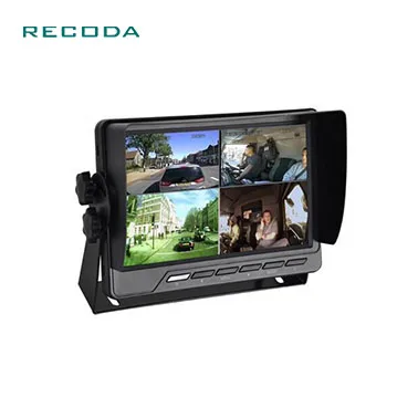 7 inch 1024*600 monitor screen for mobile dvr with aviation plug
