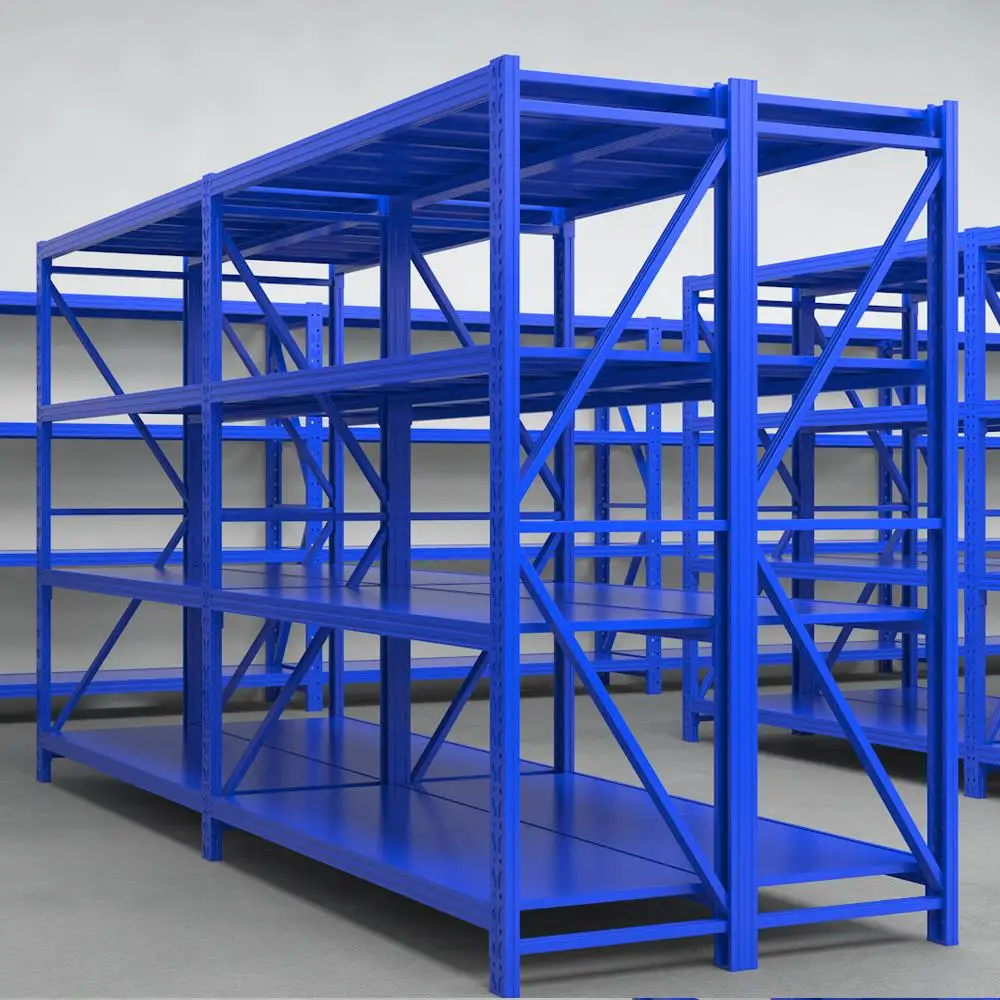 Multipurpose storage shelves Made in China storage rack easy assembly warehouse racking