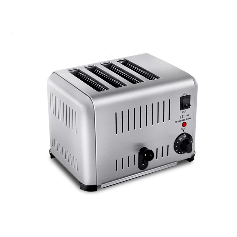 Хлебобулочное оборудование, коммерческая машина для сэндвичей, 4/6 ломтиков, выдвижной тостер для хлеба