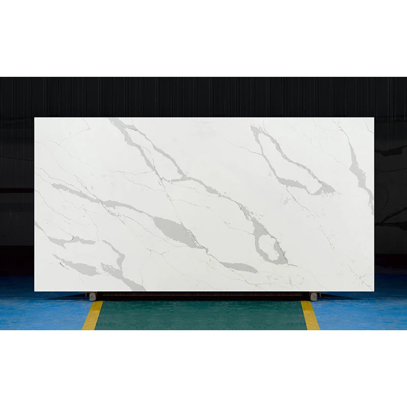 Factory Customized Artificial Quartz Calacatta Engineered Quartz Countertops