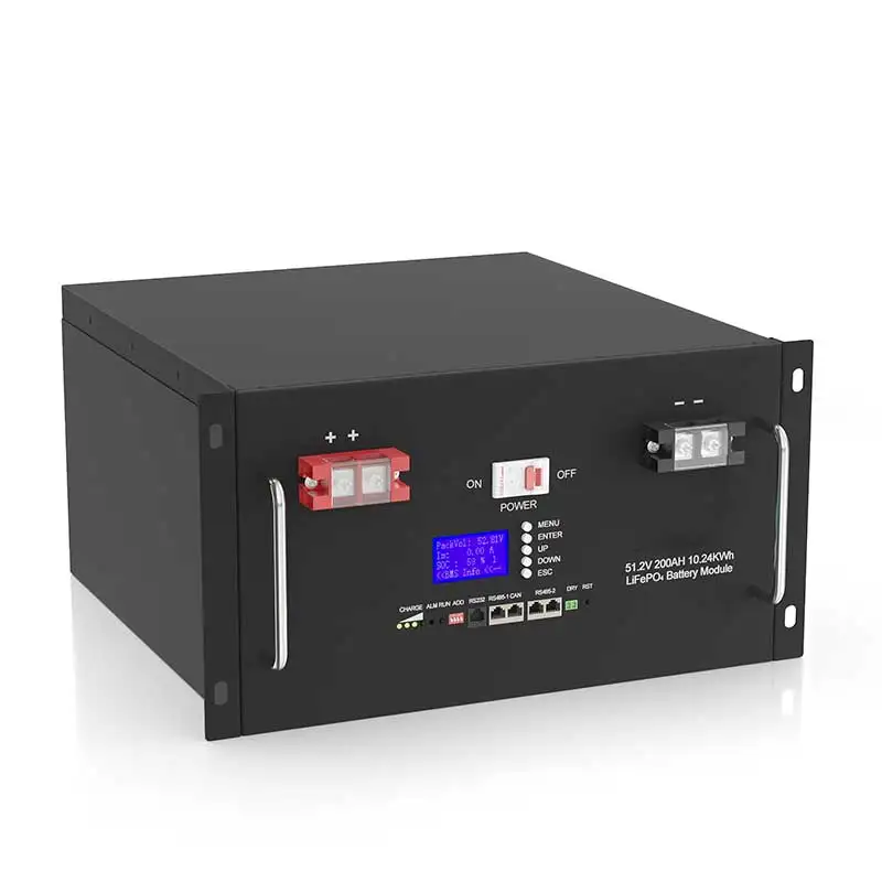 51.2V 100Ah 200Ah Lifepo4 battery 48V lithium ion battery for 5kwh 10kwh 15kwh home energy storage solar system off-grid