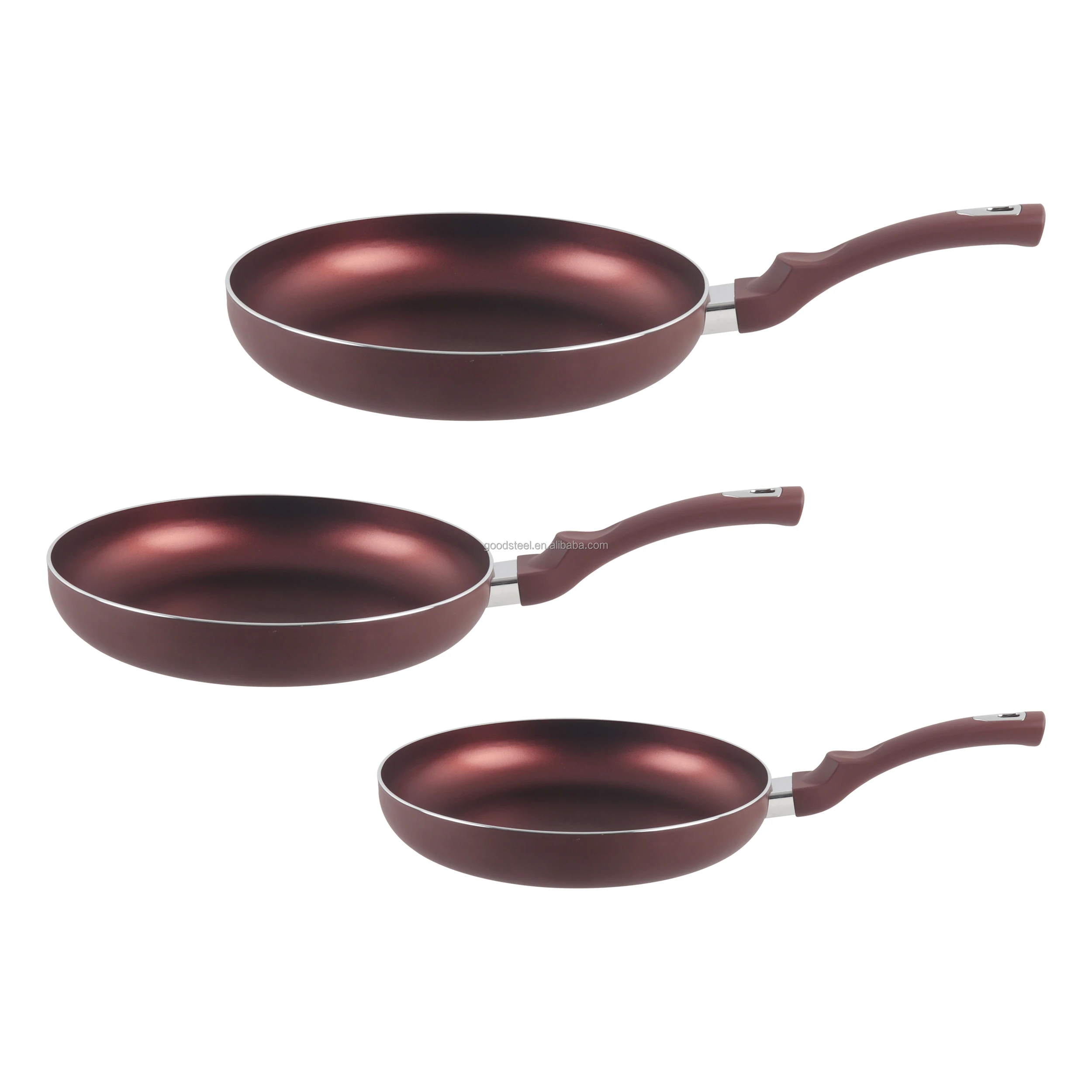 Modern Design Aluminum Frying Pan with PFOA PTFE Free Non-Stick Coating 20cm 22cm 24cm 26cm 28cm 30cm Non Stick Fry