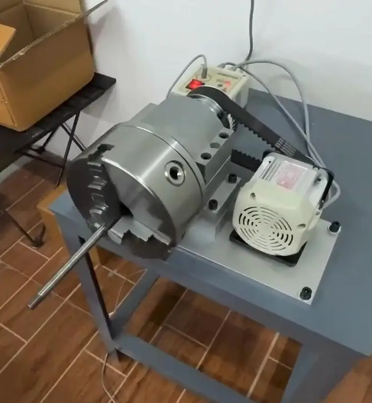 SANOU Three jaw self centring motor chucks k11-200 Lathe Chuck 3 jaw chuck with motor 750W