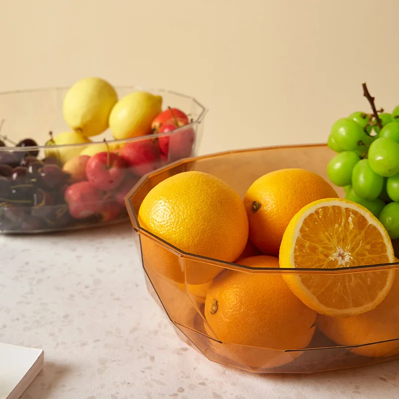 Wholesale Plastic Bowl Transparent Clear Plastic Mixing Salad Bowls Large Capacity Ice Cream Bowl Plastic