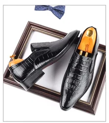 2020 Высококачественная модная обувь из натуральной кожи; Мужская повседневная модельная обувь; Новый стиль