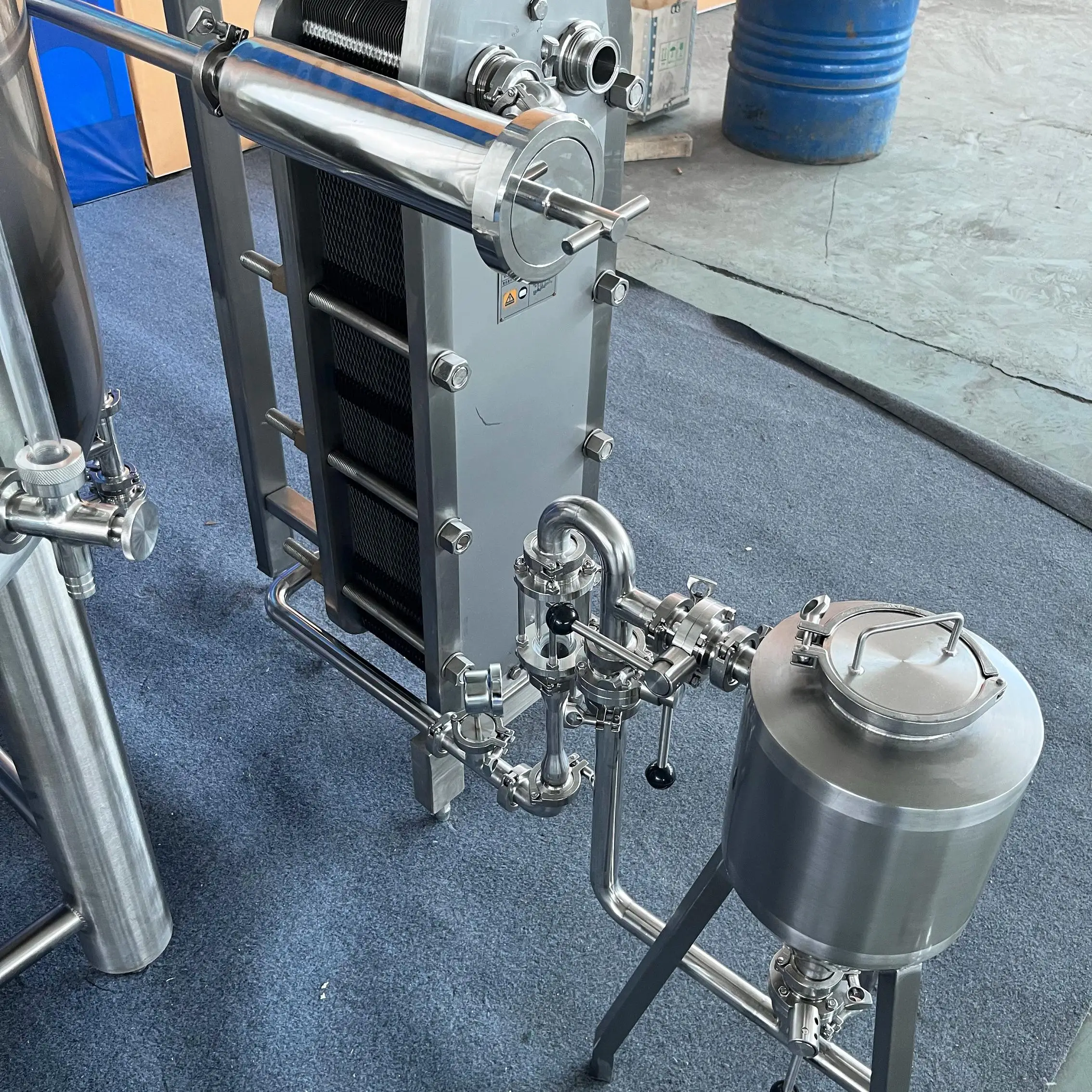 Industrial Brewing Equipment Turnkey Brewery System Complete 500L 5BBL Brewhouse Brewery Beer Making Machine