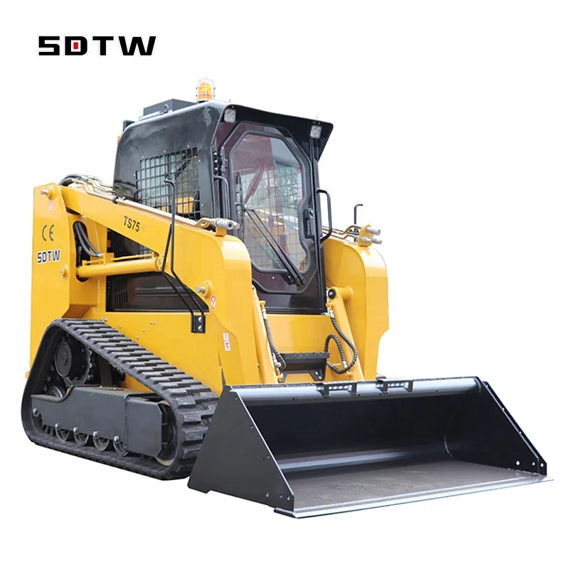 SDTW Low price China Cheap Small Crawler Track Skid Steer Loader for Sale with Price CE EPA Joysticks Part skidsteer attachments