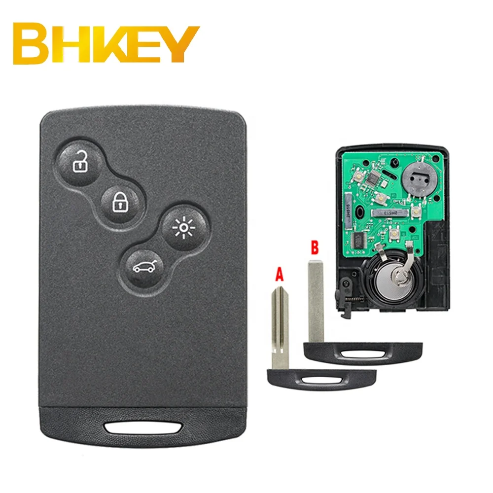 For Renault Koleos Samsung QM5 4 BTN Remote Car Key 433Mhz PCF7952 Chip