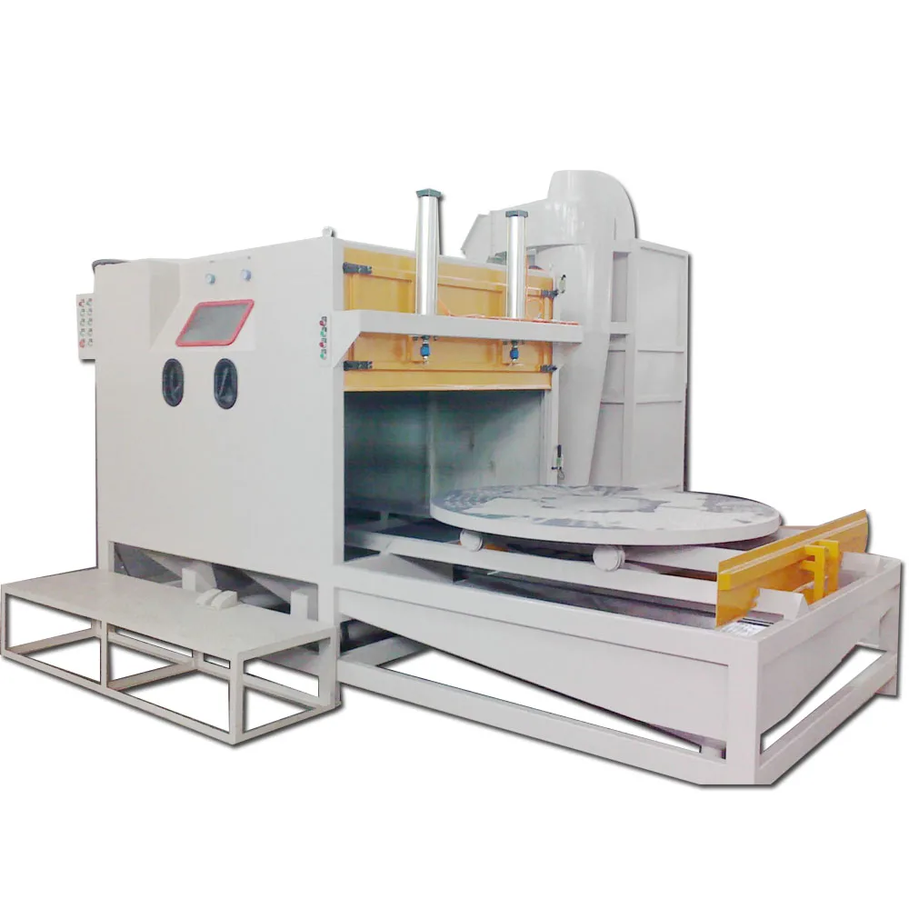 
Wheel sand blasting machine DY-1515P Turntable Sand Blasting Machine/ Cleaning Equipment 