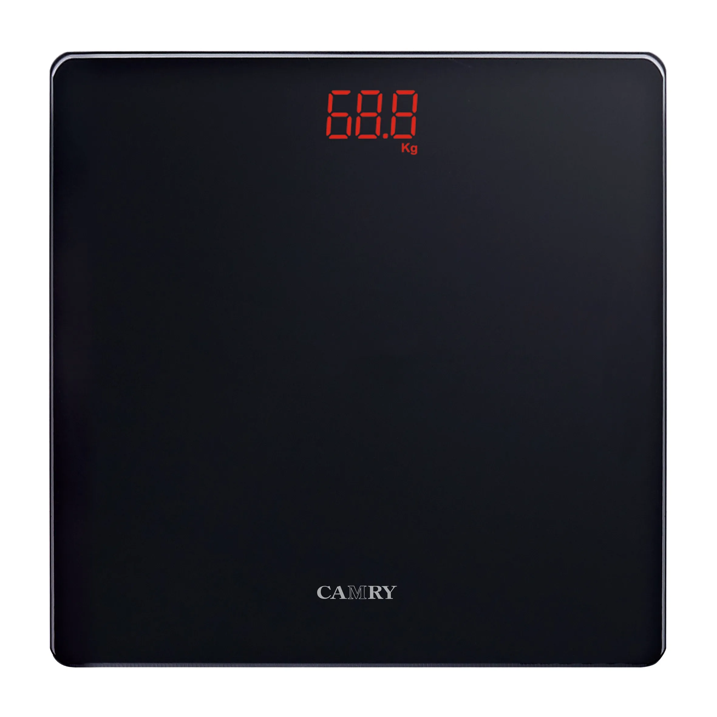 CAMRY 150kg LED Display 6mm Tempered Glass Human Body Bathroom Floor Electronic Digital Weighing Scale Body Weight Scale