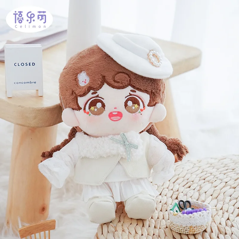 Модная дизайнерская хлопковая Кукла Kawaii мягкая игрушка кукла Корейская Satr Kpop плюшевая