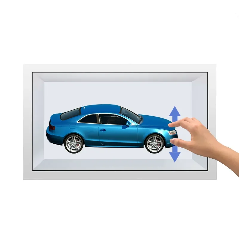 Digital signage hologram display 3d holographic transparent lcd touch display 55 display oled