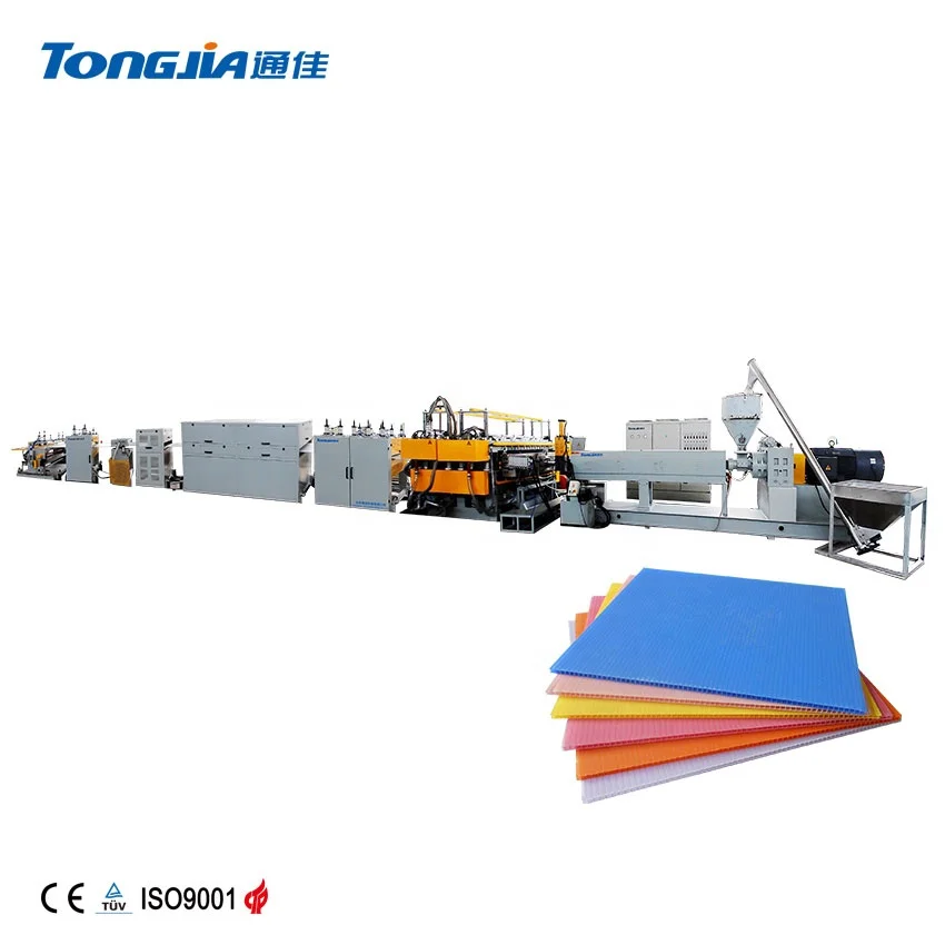 corrugated plastic sheet machine