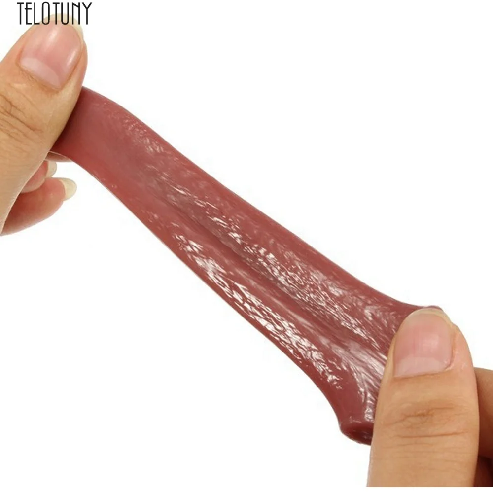 2020 hot horror funny magic tricks whole person false simulation tongue decompression retractable tongue toy
