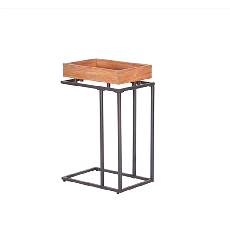 Cheap C Shape Modern Iron Decorative Accent Coffee Tables Side Tables For Living Room