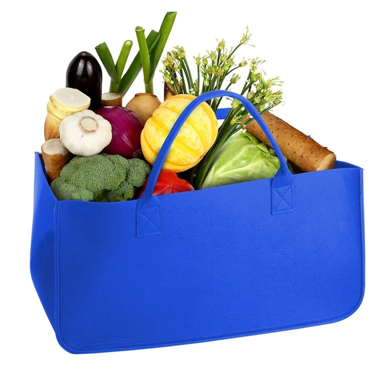 Felt Laundry Packaging Bag Modern Foldable Big Felt Shopping Bags