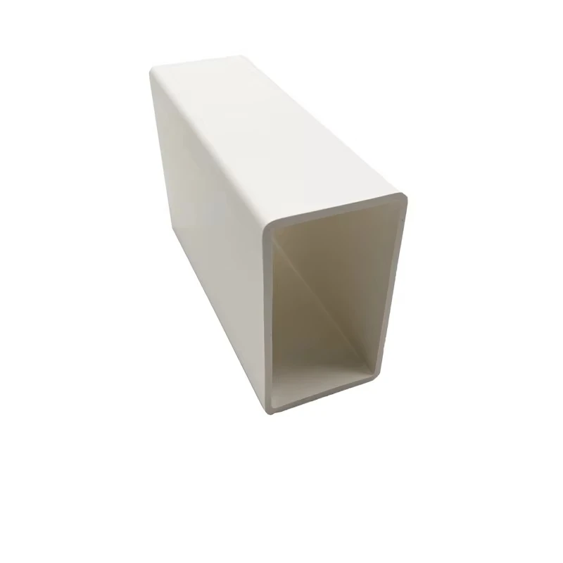 Hard square rectangular oem factory outlet any size rounded tube abs pp pc pvc plastic pipe