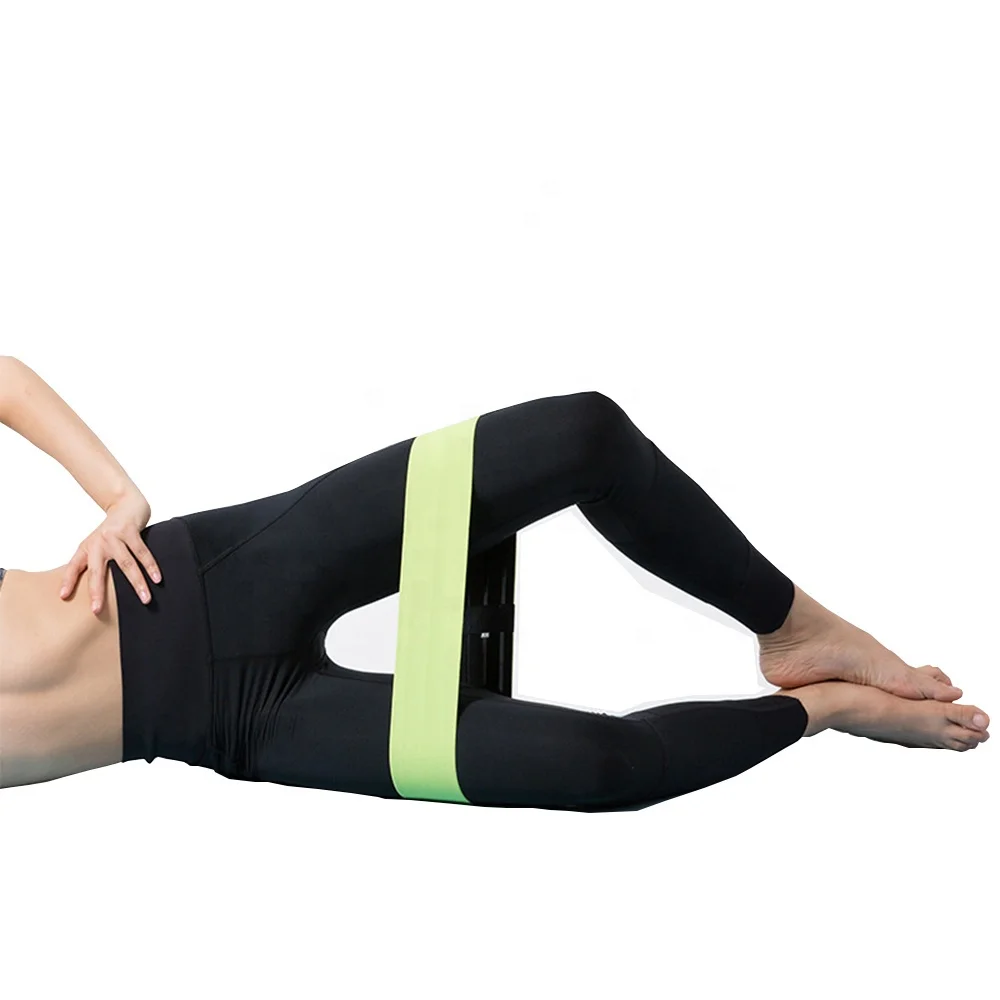 customized fabric deep squat fitness circle resistance band squat hip bands