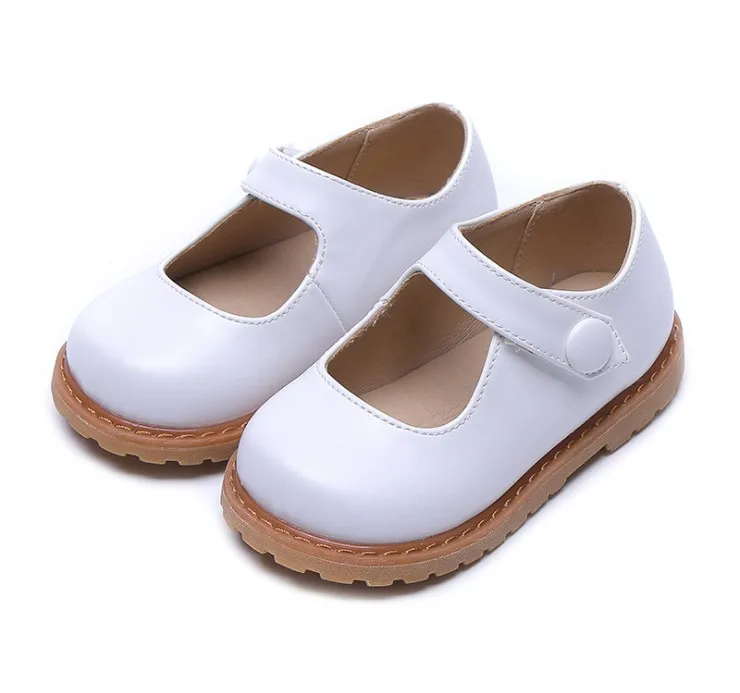 Kids girls mary jane shoes anti slip toddler girls dress shoes 21-30