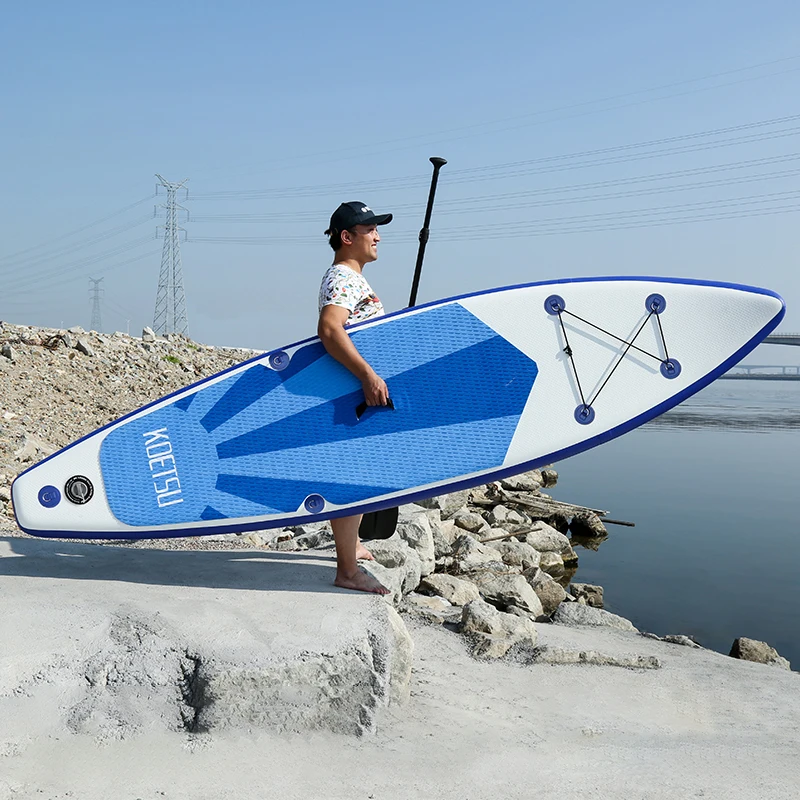 Double rescue board 200cm Surf Rescue Water Sport platform craft inflatable rescue board drop stitch inflatable jet ski sled