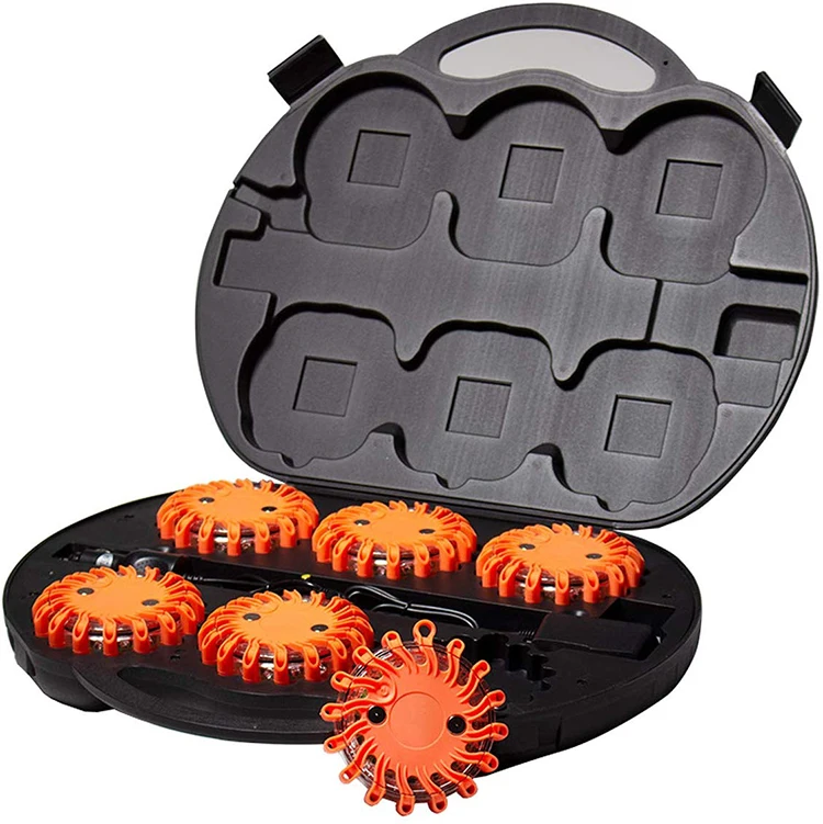Different colors Multi-functional Used  working light 6pcs for one box Roadside Safety Led Road Flares