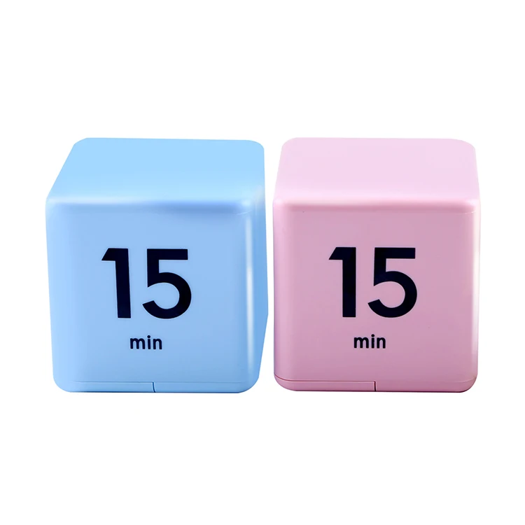 Kitchen Gym Kids Study Portable 60 Minute Time Alarm Flip Digital Cube Timer