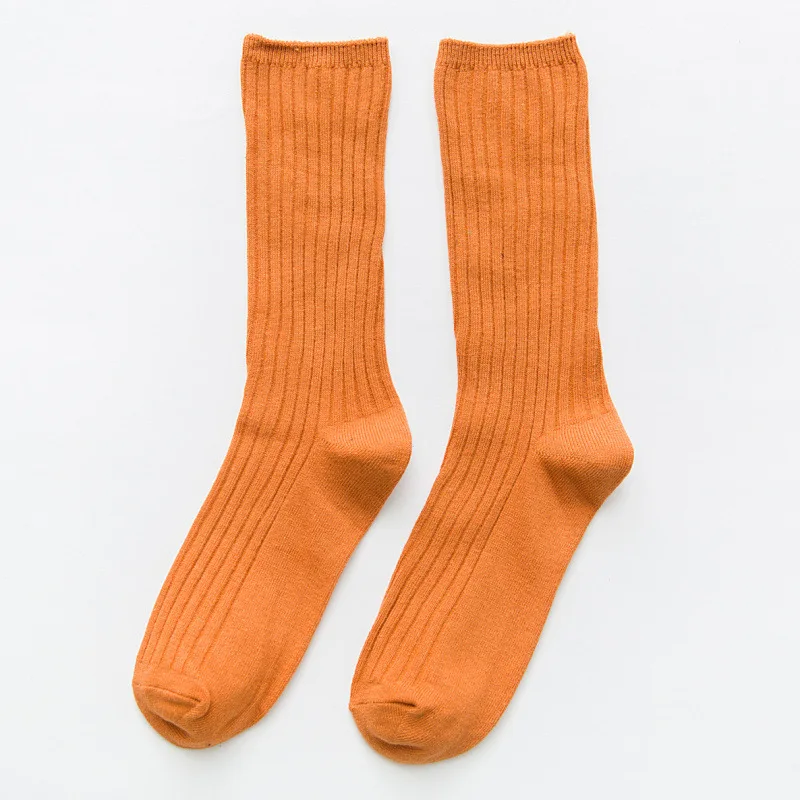 
Pure color fashion all-match Japanese and Korean retro fashion socks 