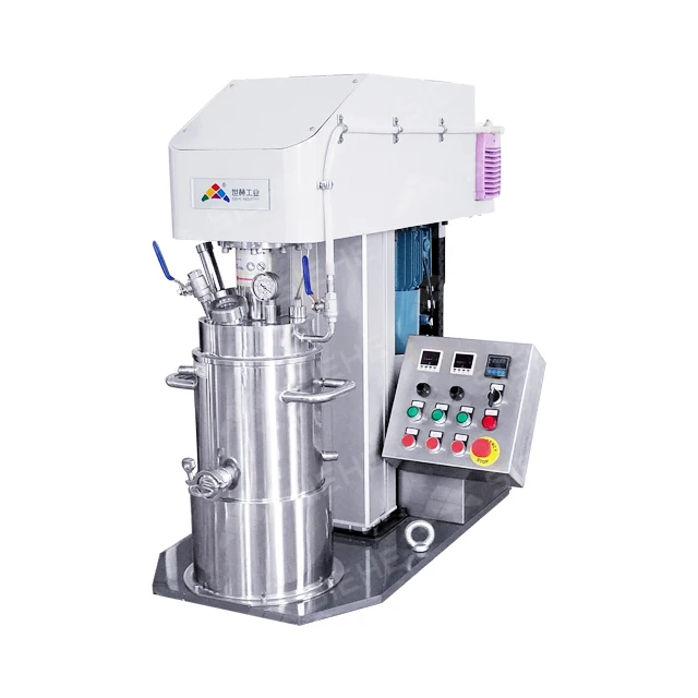 20 L Lab Paint Disperser And Mixer Vacuum Power High Viscous Disperser for Paints Butterfly Disperser