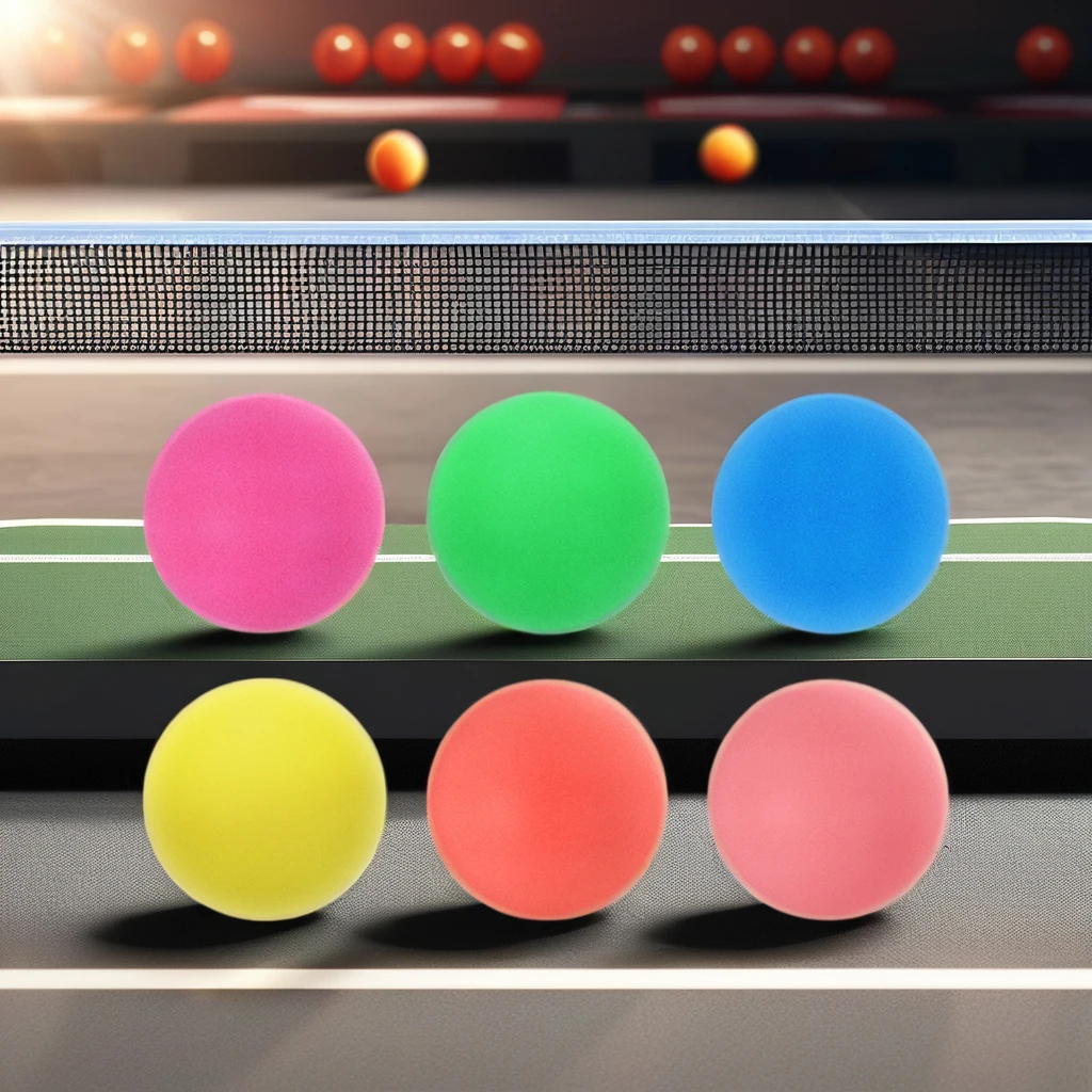 Factory Custom Colored 40mm PP Mini Table Tennis Balls Cheap Plastic Entertainment Beer  Ball for Party