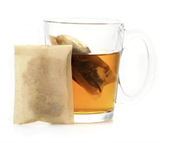Disposable personalized ginger 1 oz white extra large tea filter green bags for loose tea