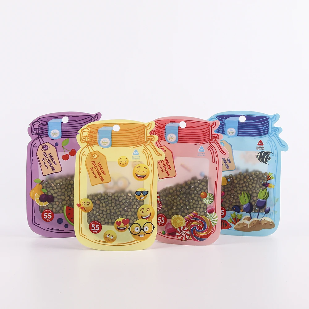 
Snacks Packaging Baby Food Bag Custom Printing Stand Up Reusable Plastic Pouch 