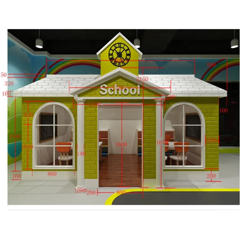 Traffic theme cheap small indoor playground city town equipment,role play house indoor kids playground