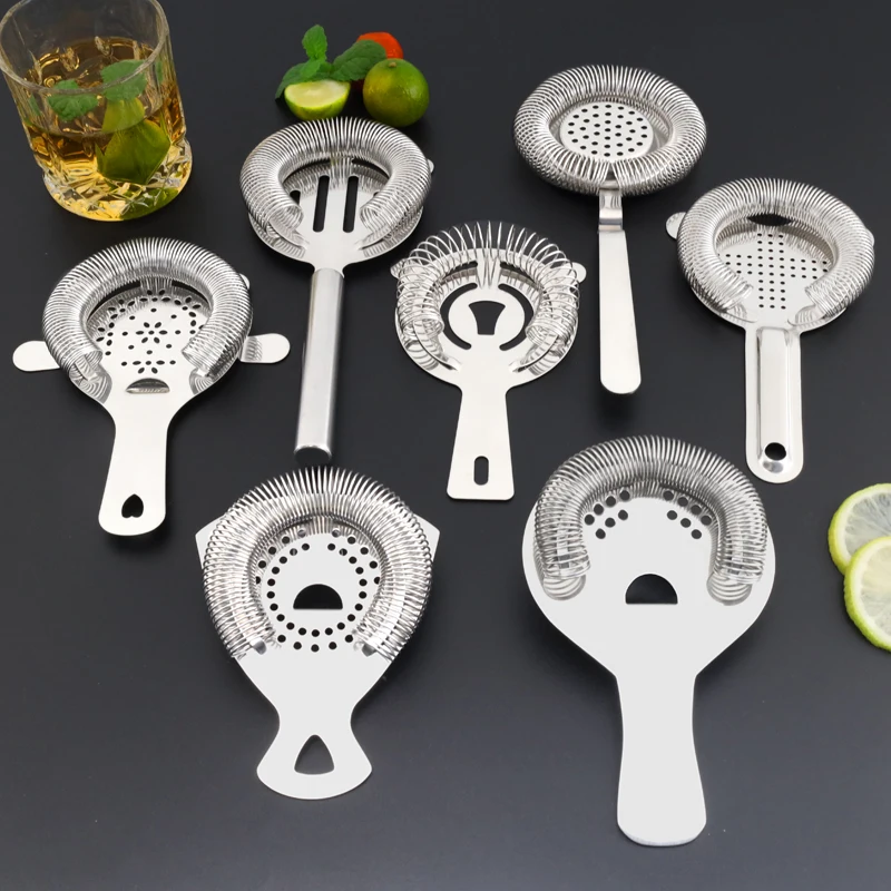 Stainless steel strainers Filter Bar Strainer Bar Tools Cocktail Strainer