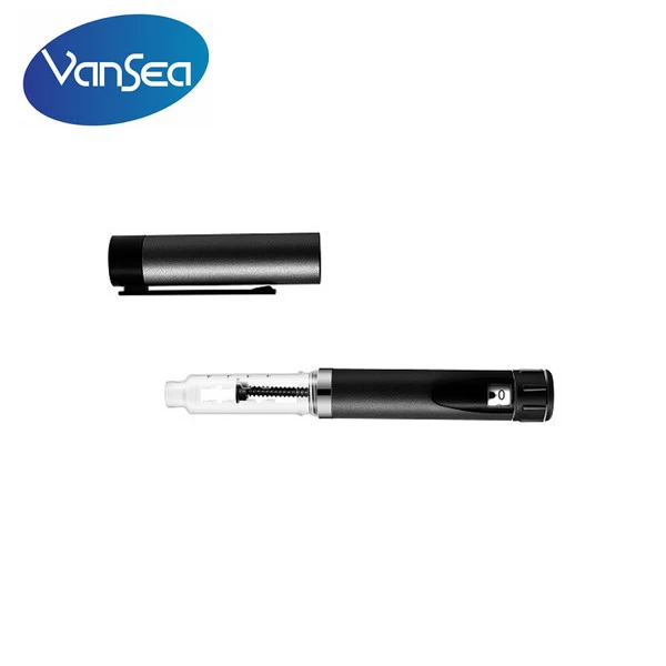 
Reusable HGH pen for double chamber cartridge for injection of Human Growth Hormone 