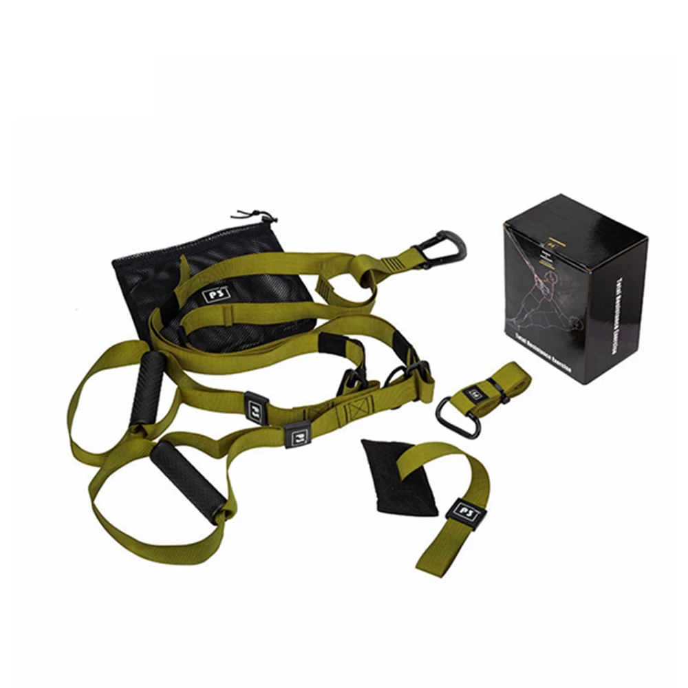 Timecreate Home Gym Workout Suspension Resistance Band Strength Trainer Straps