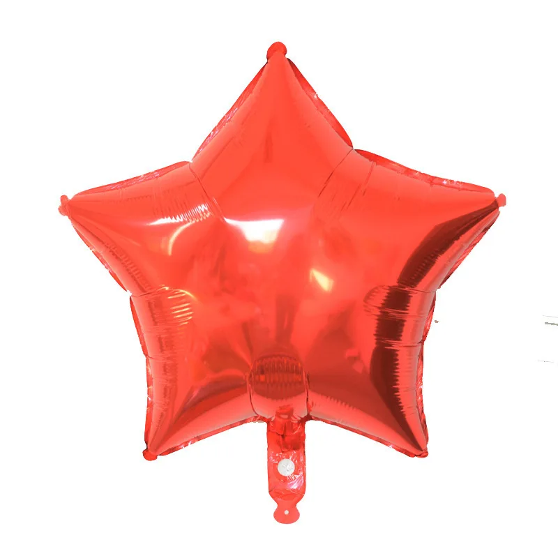 TLX 11Year Party Decoration Supplier Wholesale 10 Inch Assorted Color Helium Foil Star Balloon Mylar Star Balloon
