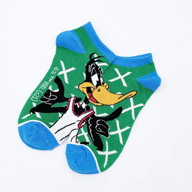 Calcetines Dibujos Animado Korea Style Rabbit Cute funny Cartoon Breathable Cotton Anime Short Boat Fashion Women Ankle Socks