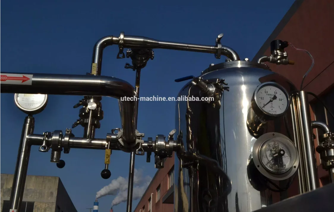 Full automatic carbonated soft drink sparkling water carbonator CO2 beverage mixer production