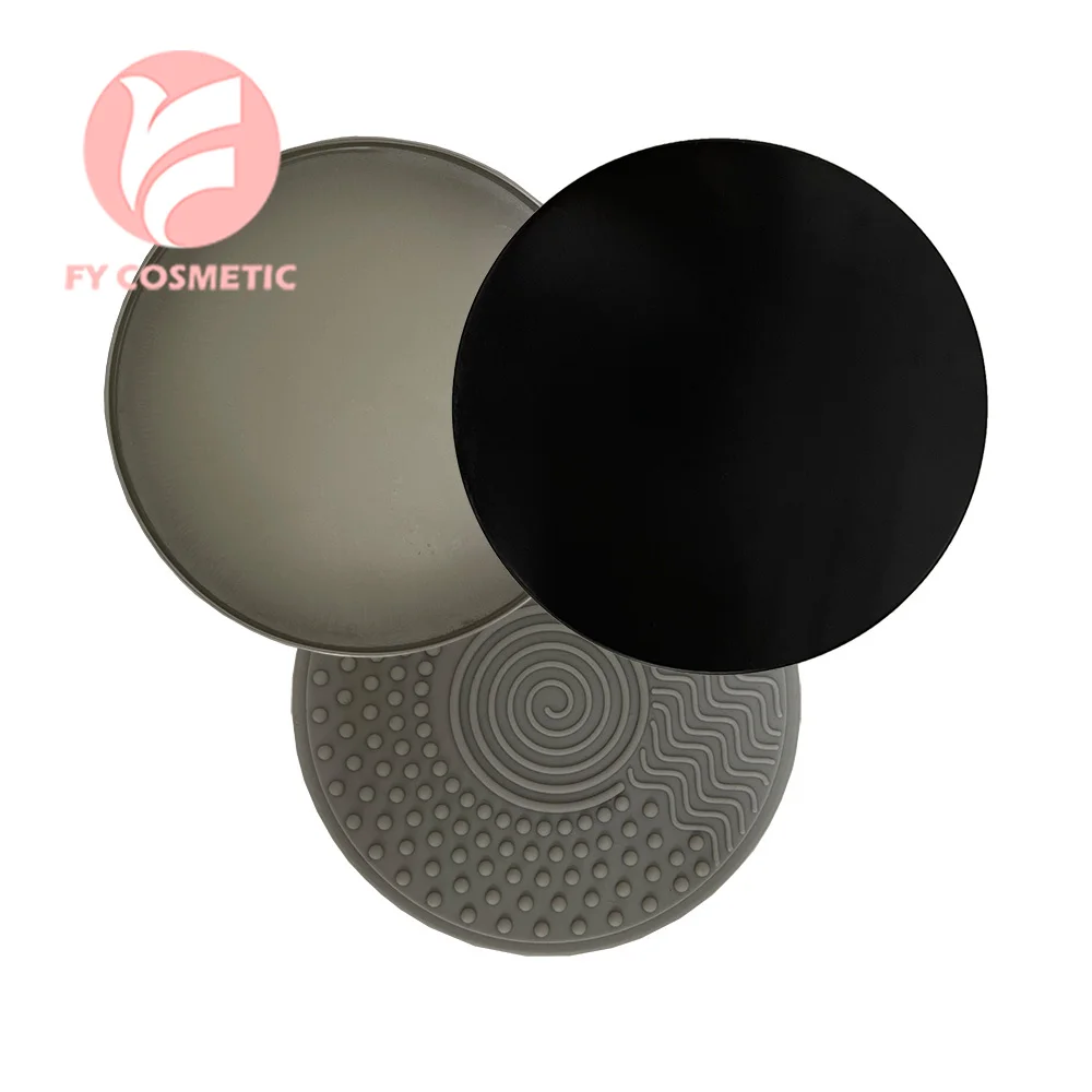 Cosmetics Beauty Make Up Sponge Cleansing Box Blender Puff Cleaner with Washing Mat Pads Makeup Brush Soap Balm