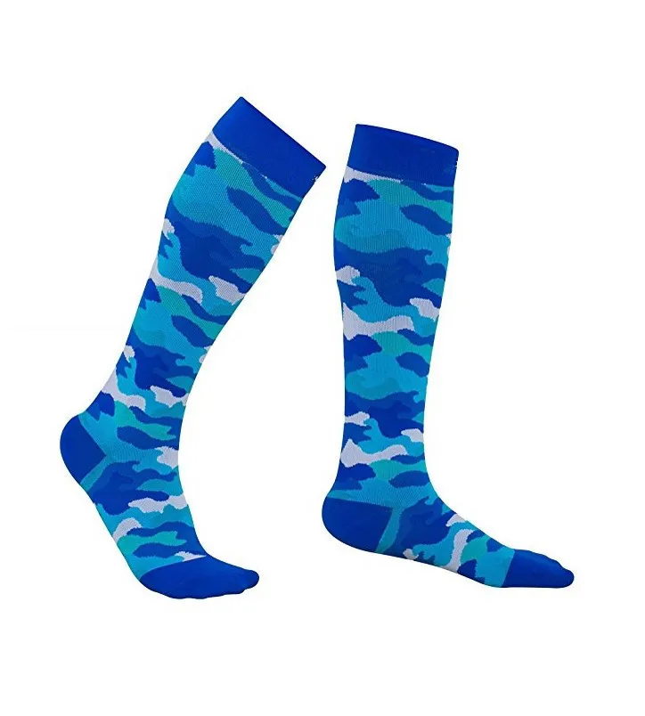 Outdoor sports compression socks for women and men multi-color running elastic  cycling pressure socks mountaineering Amazon