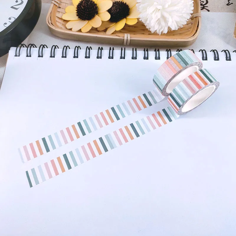 Ежедневник washitapes, индивидуальный дизайн линейки washi для школы