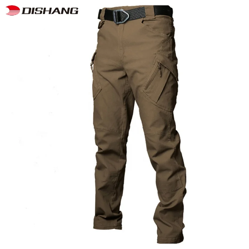 Wholesale OEM Trendy Mens Fashion Fits Streetwear Cargo Pants Khaki Trousers Casual Cotton Tactical Pants