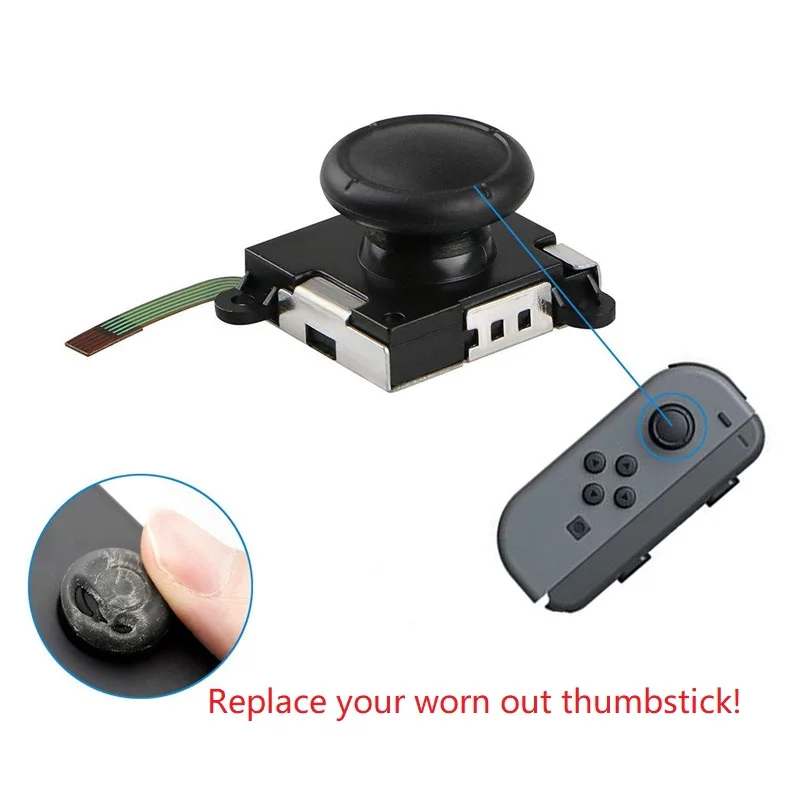 Replacement 3D Joystick Analog Stick Thumbstick for Nintendo Switch Joy Con Joycon Controller Repair Parts
