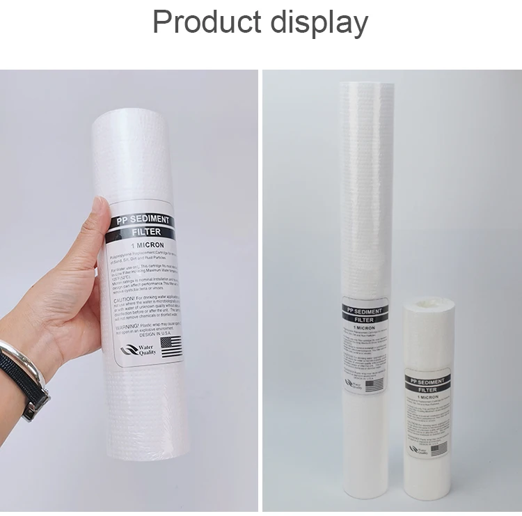 Pp Sediment Membrane Polypropylene Filter Replacement Cartridge For Home Use Water Filters