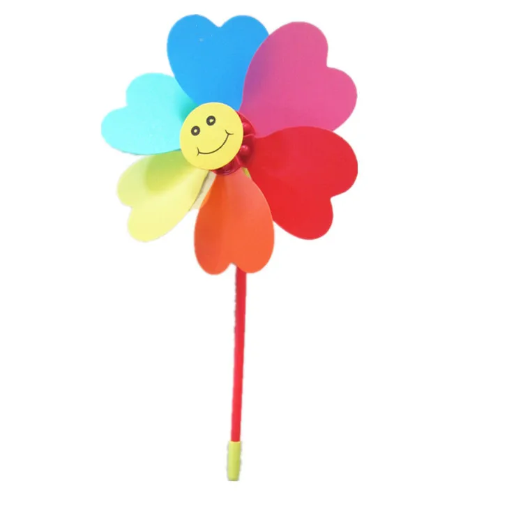 Modern simple hot sale six-leave cartoon advertising  windmill for decoration