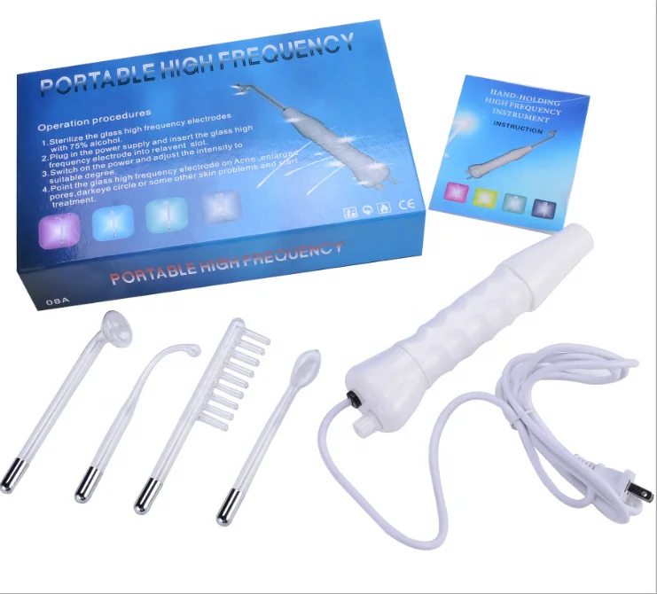 hot items 2020 new years beauty products portable high frequency ultrasonic galvanic electrical facial machine