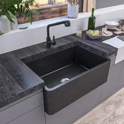 Hot Selling Composite Acrylic Solid Surface Kitchen Sink for Home