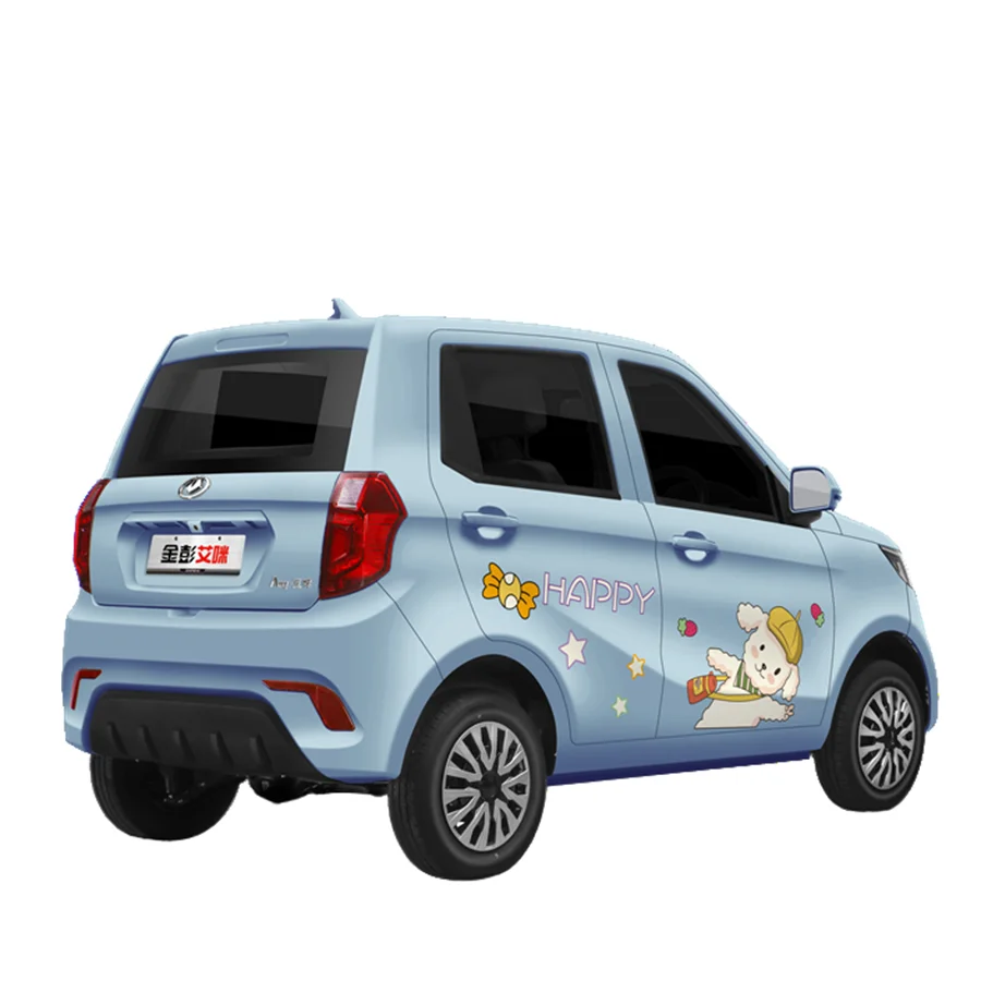 JINPENG Electric Sedan Low-Speed Vehicle with Automatic Gearbox RWD Left-Steering Rear Camera Urban/Suburban Use One-Click Start